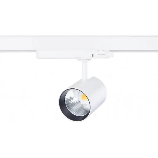 Nieuw Lival GA-017 Bing Railarmatuur 46° 930 symm 3000K 3000lm 162x32mm DALI DALI-2 41-80° - Breedstralend Stroomrailadapter wit 15AKD78R1882
