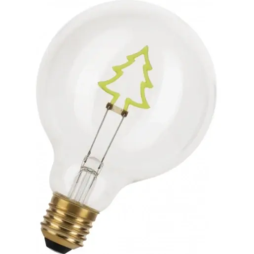 Bailey Silhouette Christmas E27 LED-lamp 6600K 170lm 140mm 320° 220 - 240V dimbaar faseaansnijding faseafsnijding Helder glas groen 145552 Fabrieksprijs
