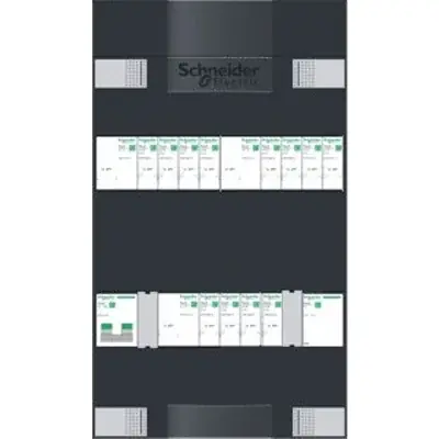 Schneider Groepenkast 1F – 12 Gr – 3x ALS +B.trafo Premium