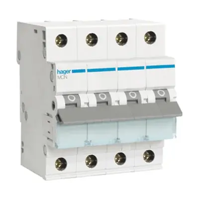 Hete Deal Hager Inst. Automaat MCN650E 50A 3P+N C-Kar.