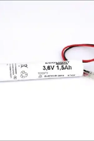ECOLIGHT ELAC03.61.0015 ACCU 3.6V 1.5AH STICK SC 1UUR Beperkt Aanbod