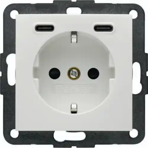 BERKER 48158989 WCD RA 2 X USB C (PD) S.1/B. Koop Vandaag