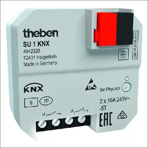 THEBEN SU 1 KNX KNX INBOUW SCHAKELATOR 1 KANA Gratis Retour