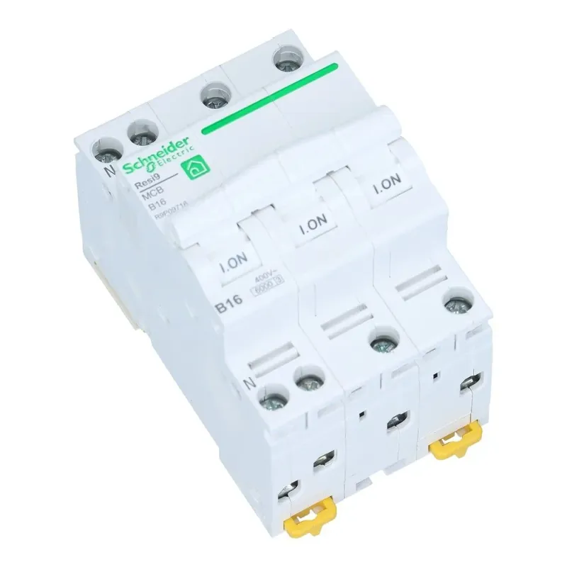 Installatieautomaat 3 polig + nul 16A kar B 6kA Resi9 Meest Verkocht