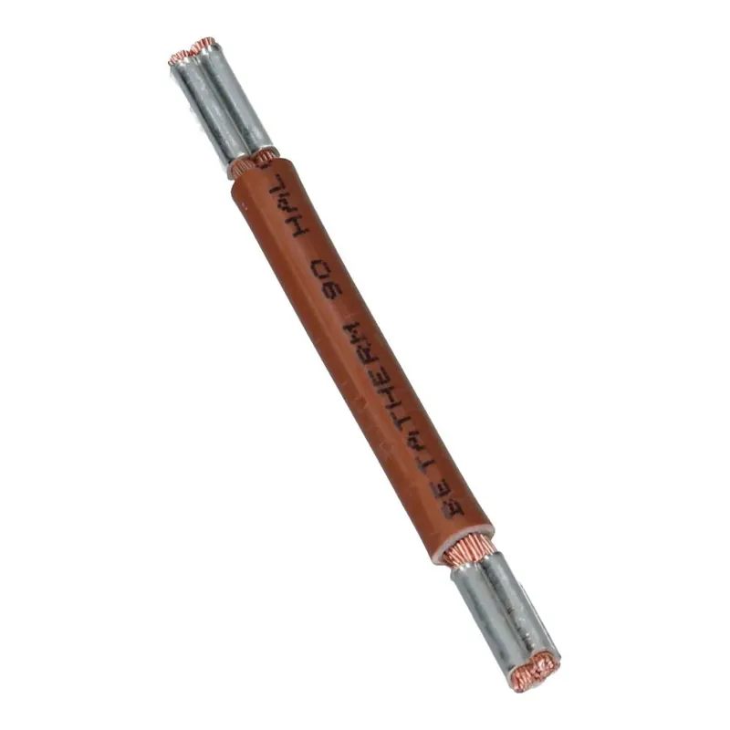 Montagedraad met vertind huls bruin 6mm² 200mm halogeenvrij 90°C Exclusieve Aanbieding