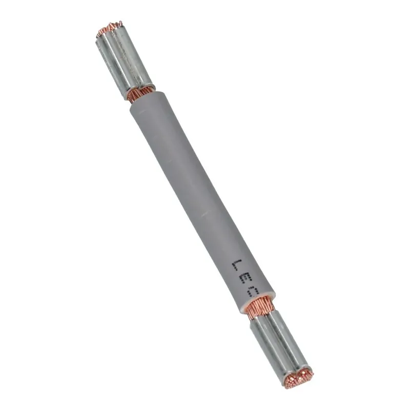 Gratis Retour Montagedraad met vertind huls grijs 6mm² 320mm halogeenvrij 90°C