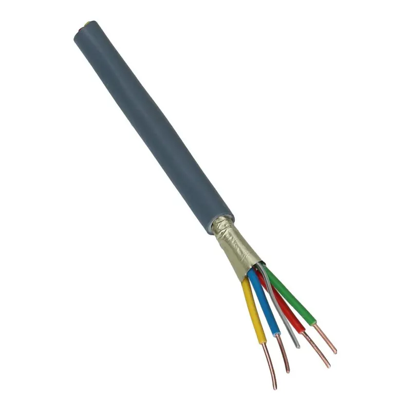 Signaalkabel afgeschermd JY(st)Y 1x4x0.8mm² + 0.8mm² grijs Dca - 100 meter Koopje