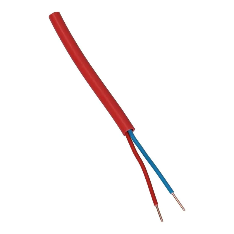 Brandmeldkabel 2x0.8mm² rood Dca - 100 meter Gereduceerde Prijs