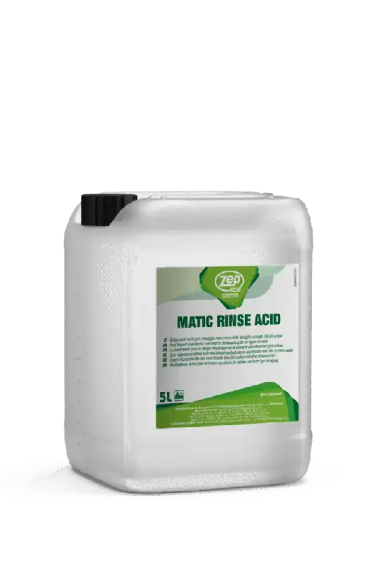 Hete Deal ZEP Matic Rinse Acid 5 liter